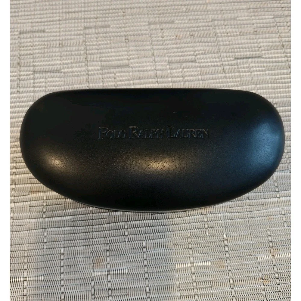 Polo Ralph Lauren Eyeglass Sunglasses Case Black Hard Shell Clamshell